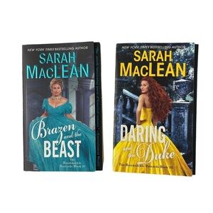 Sarah Maclean Historical Romance Novels 2 Book Lot